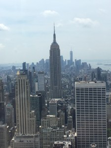 THE BIG DADDY OF URBAN ISLANDS AS SEEN FROM THE TOP OF ROCK CENTER DURRING OUR FAMILY VACATION. 